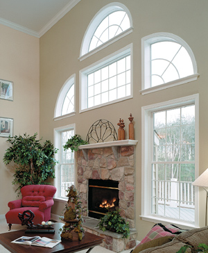 beautiful shaped replacement windows